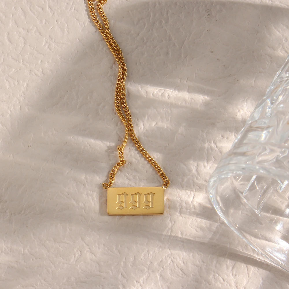 Angelic Numeral Necklace