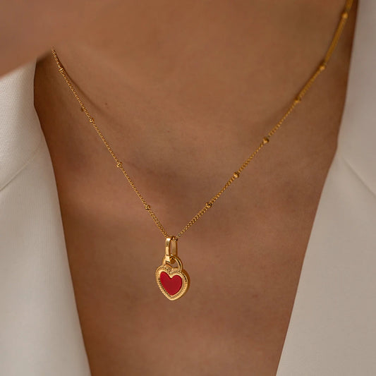 Double Heart Necklace