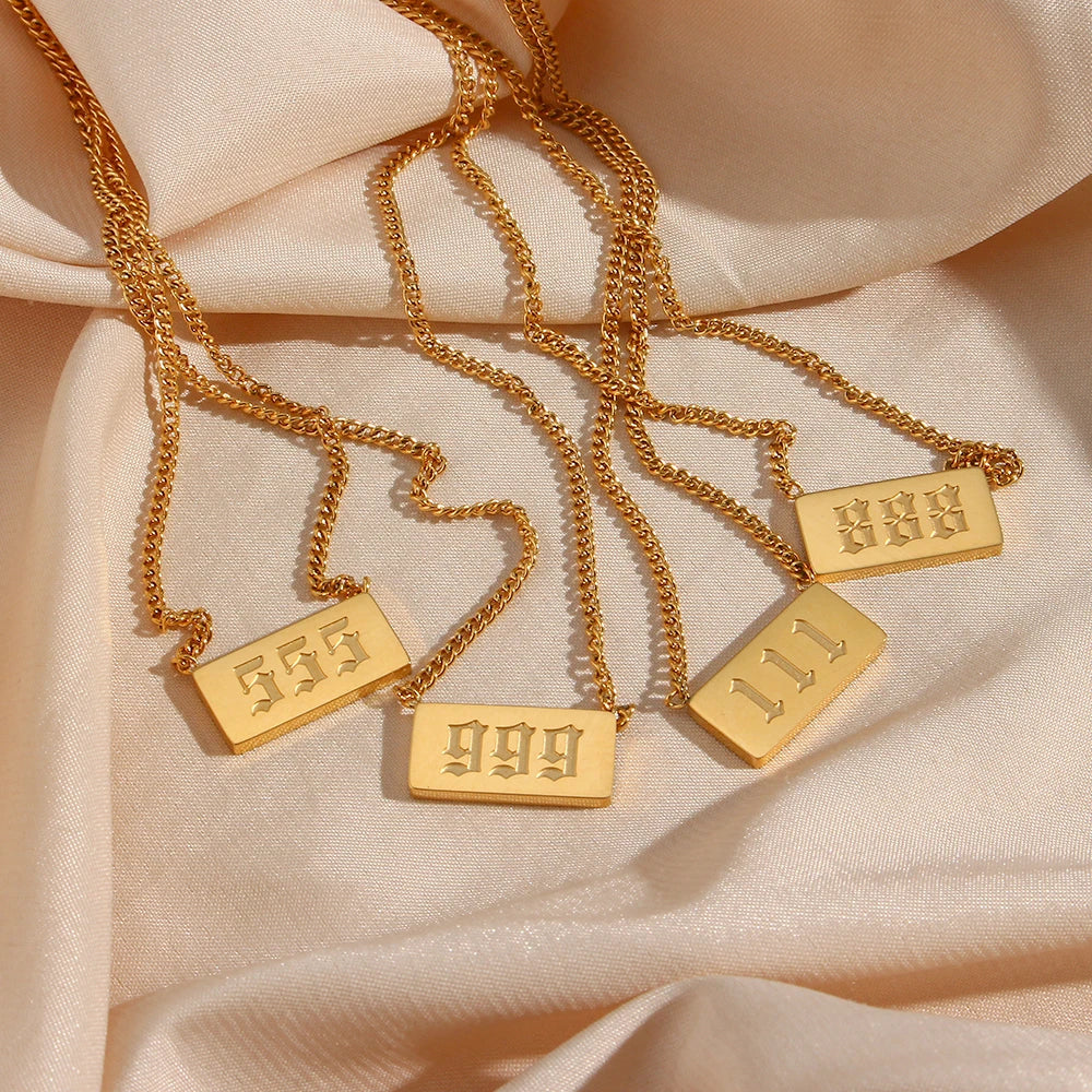 Angelic Numeral Necklace