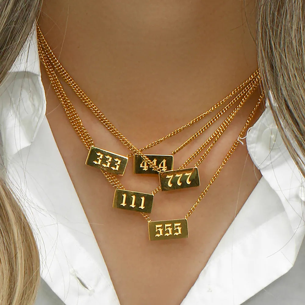 Angelic Numeral Necklace