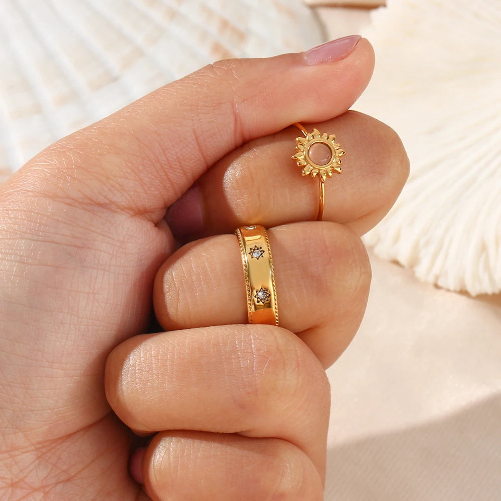 Sunburst Serenity Ring